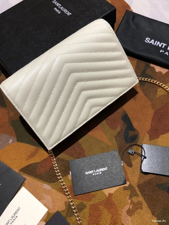 CHAIN WALLET CASSANDRE YSL MATELASSÉ 0808